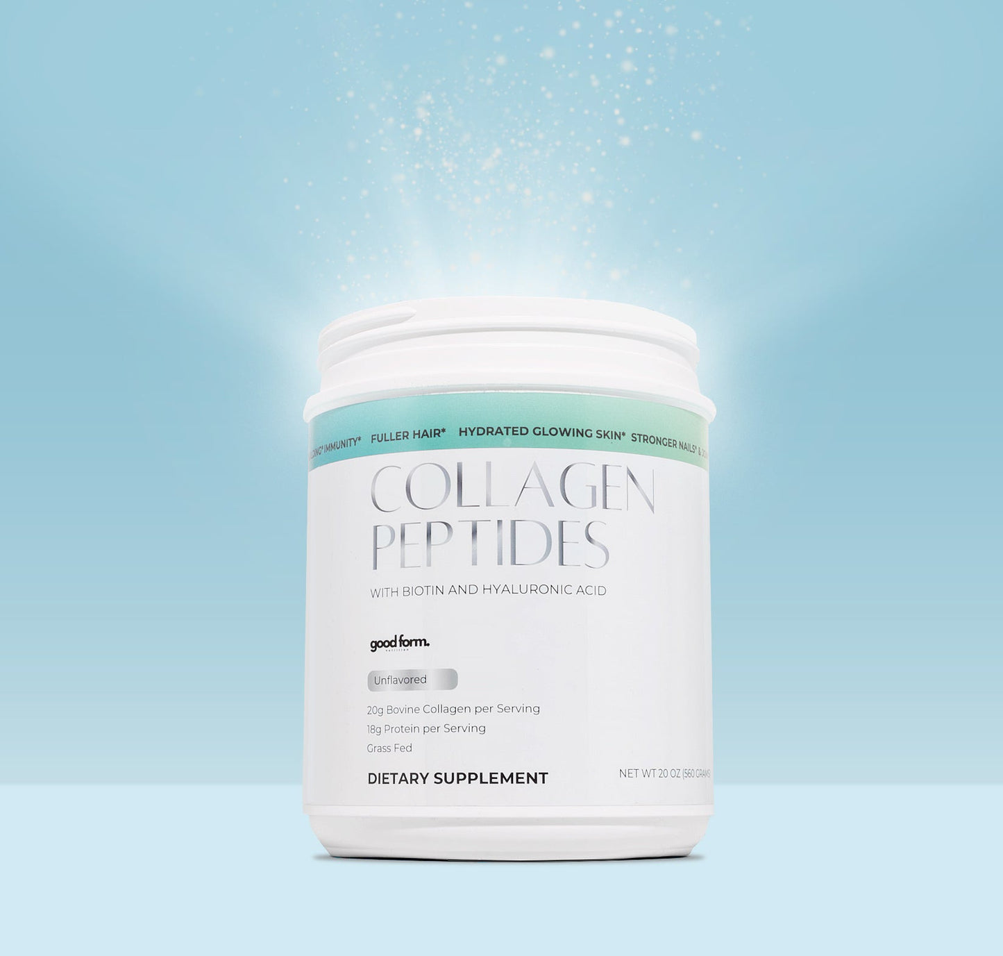 Collagen Peptides with Hyaluronic Acid & Biotin